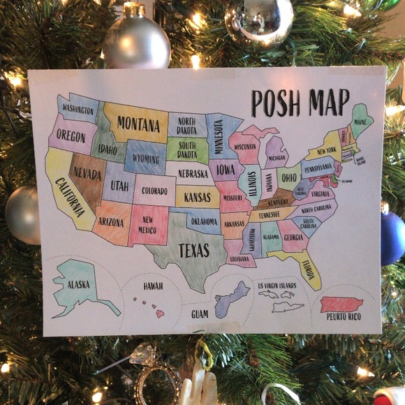 FREE Posh sales tracking map - Picture 3 of 4